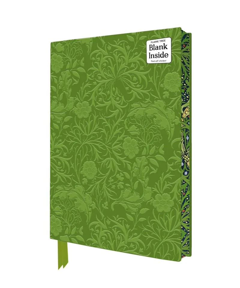 William Morris: Seaweed Artisan Art Blank Notebook (Flame Tree Journals)