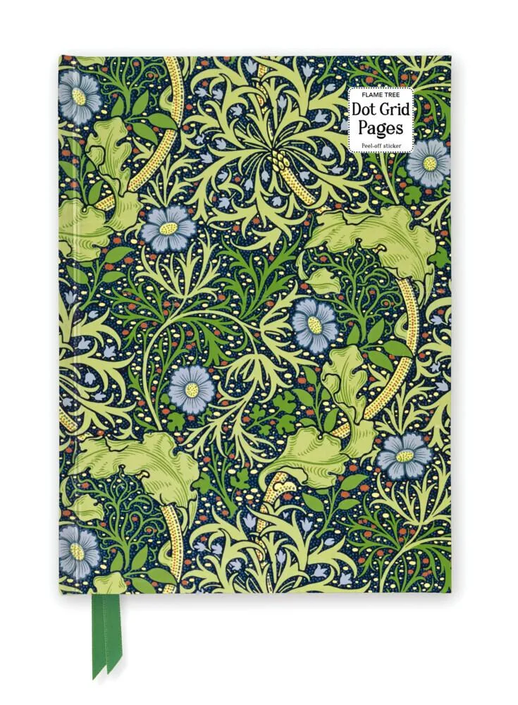 William Morris: Seaweed (Foiled Dot Grid Journal)