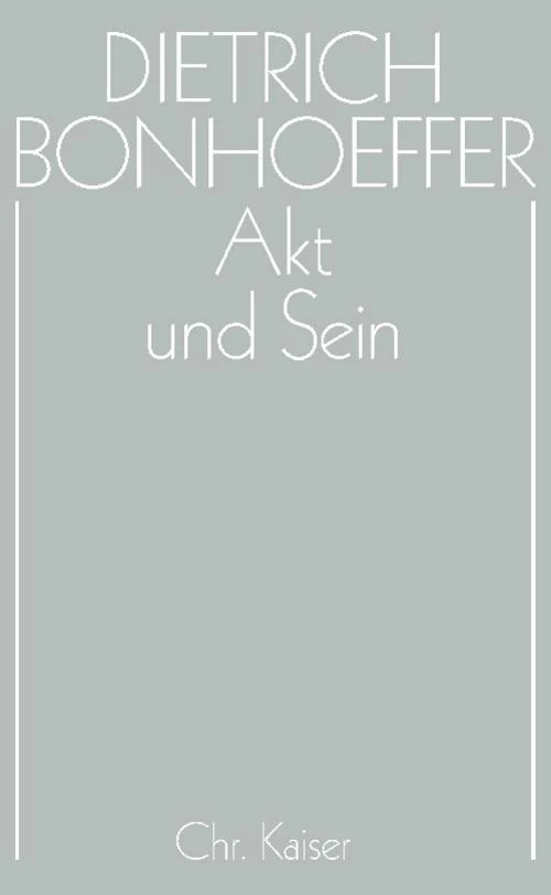 Akt und Sein