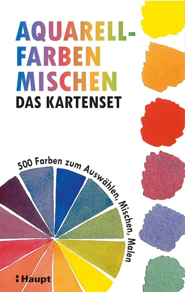 Aquarellfarben mischen - das Kartenset