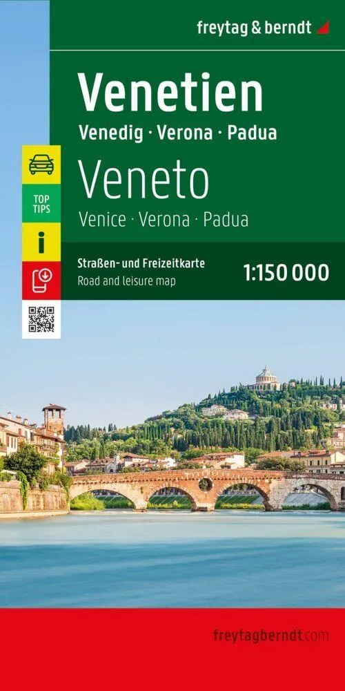 freytag & berndt Straßenkarte Venetien - Udine - Venedig - Padua 1:150.000