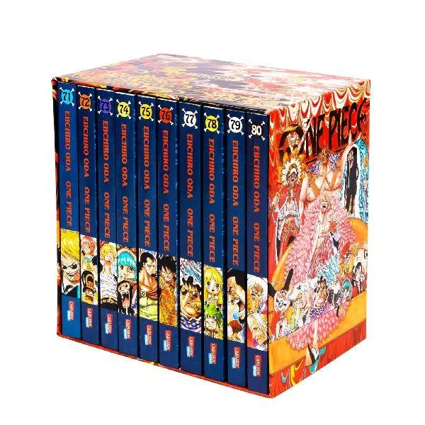 One Piece Sammelschuber 8: Dressrosa (inklusive Band 71-80): Der achte Sammelschuber des weltweit beliebten Manga ONE PIECE – ein perfektes Set für Fans und Neulinge!