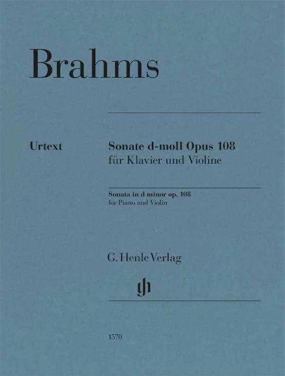 Brahms, Johannes - Violin Sonata d minor op. 108