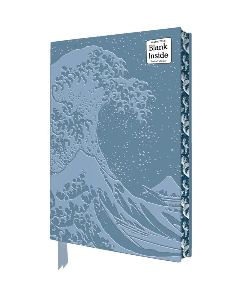Katsushika Hokusai: The Great Wave Artisan Art Blank Notebook (Flame Tree Journals)