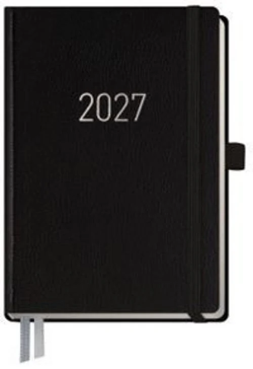 Wochen-Notiz-Timer mini Schwarz 2027 A6+ 12 Monate KL