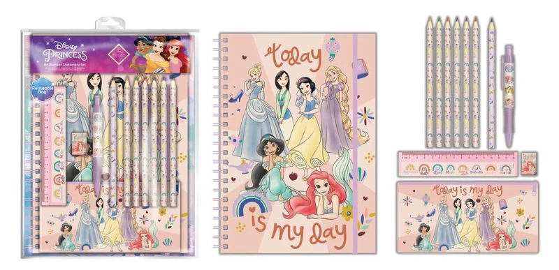 Schreibset Disney Princess (Groß) 12Tlg