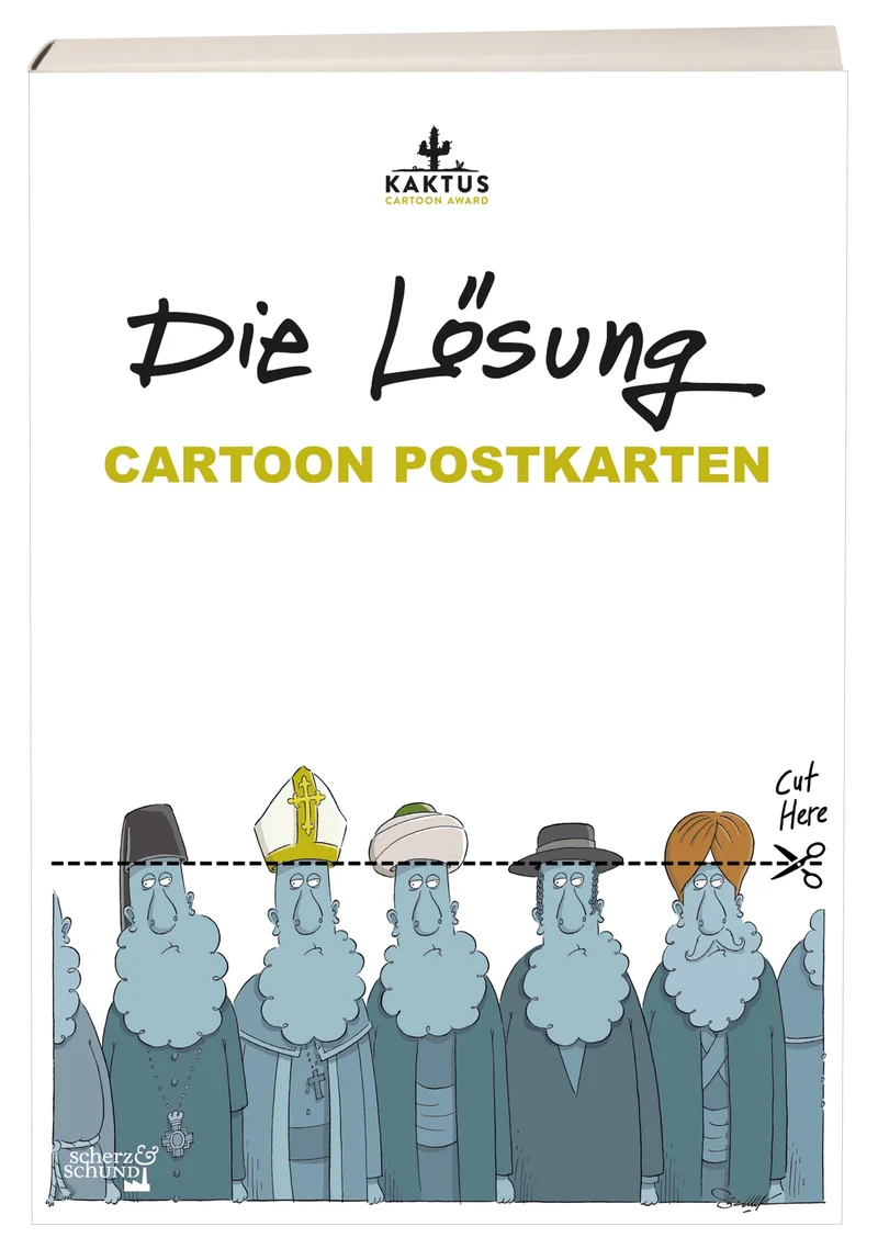 Cartoon Postkarten - Die Lösung