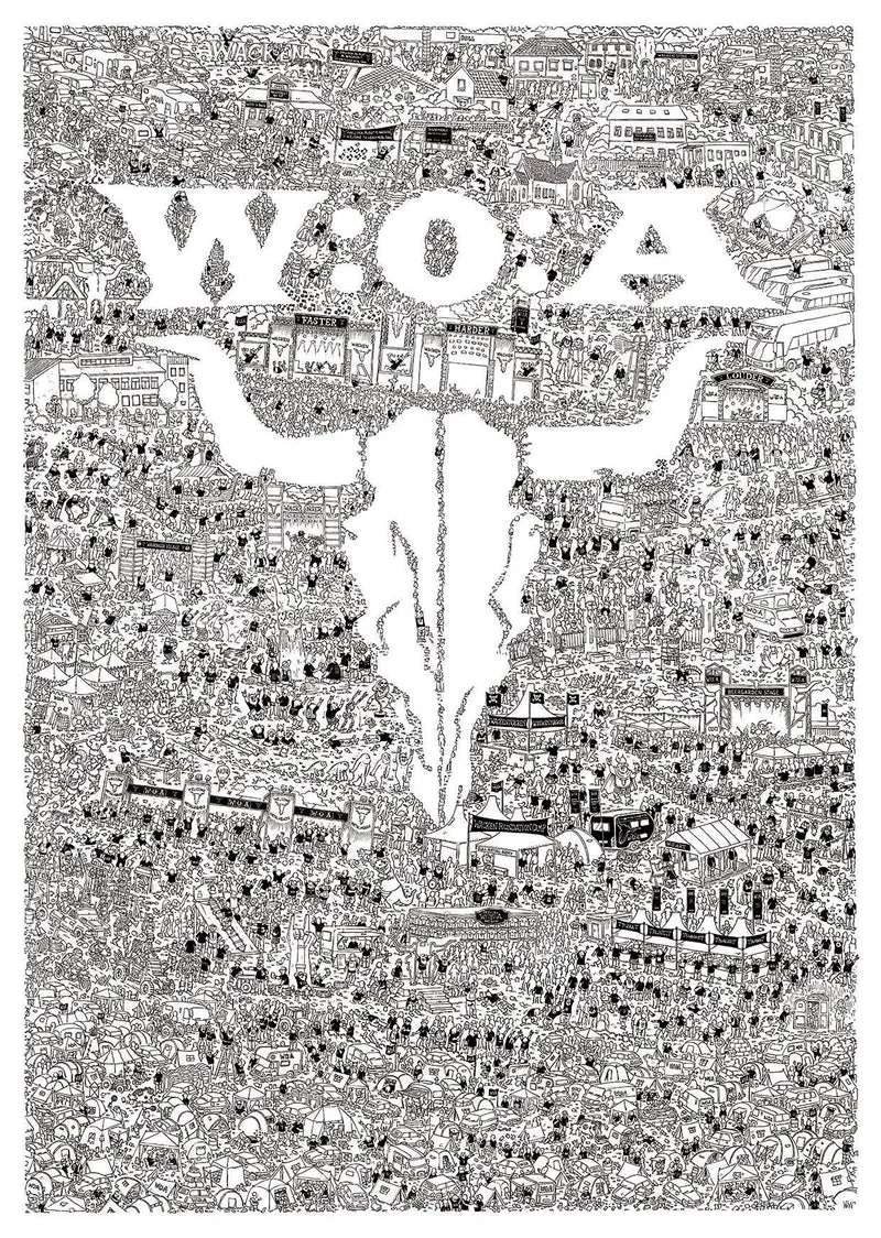 Wacken Wimmelbild