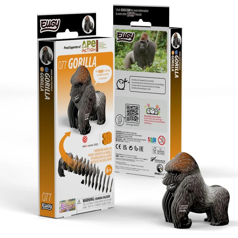 EUGY 3D-Bastelset Gorilla