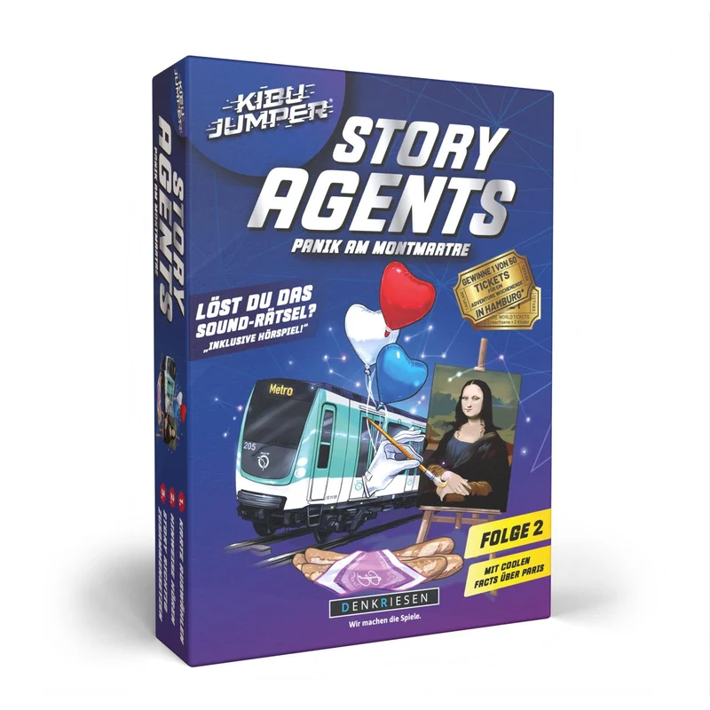 DENKRIESEN - KIBU JUMPER® - Story Agents - Paris - \"Panik am Montmartre\"