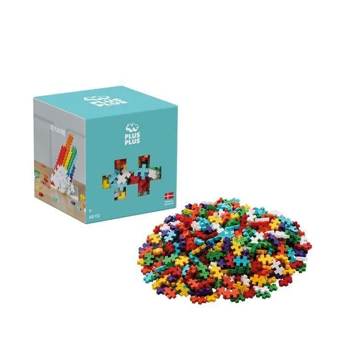PLUS PLUS - 600 Kreativ Bausteine Regenbogen