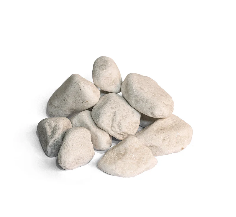 Zierkies Carrara, gerundelter Marmor 20kg