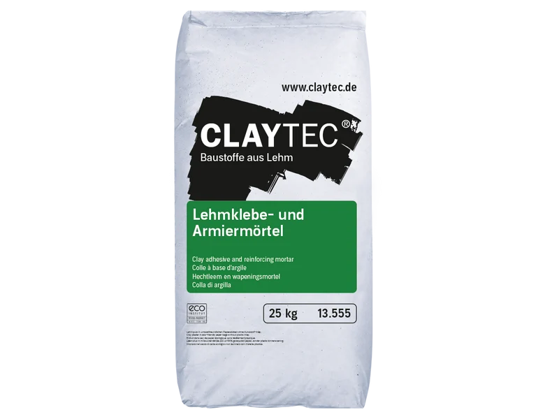 Claytec Lehmklebe - und Armiermörtel - 25 kg Sack