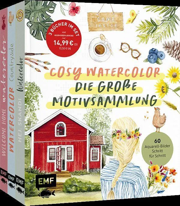 Cosy Watercolor - die große Motivsammlung