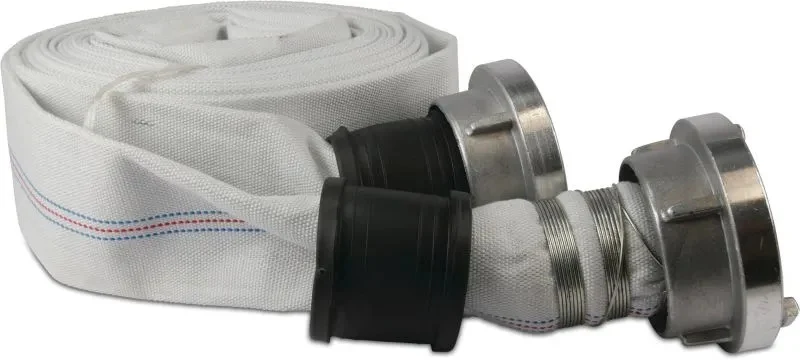 Profec Bau-und Industrieschlauch NBR/Polyester 52 mm Storz KA 66 10bar Weiß 30m Typ 52C