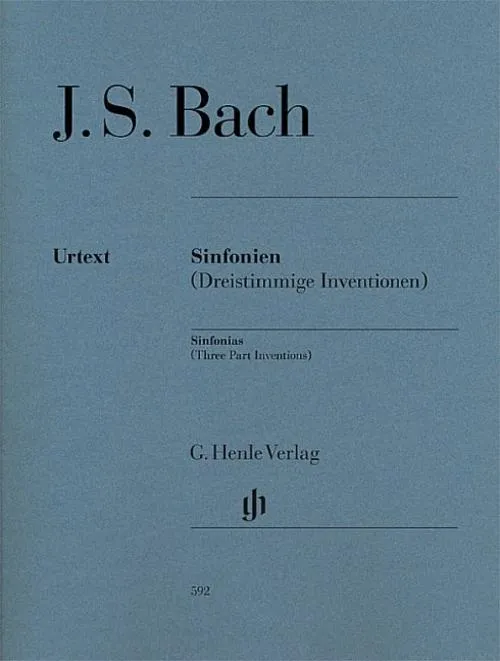 Sinfonien (Dreistimmige Inventionen) für Klavier zu zwei Händen. Revidierte Ausgabe von HN 360